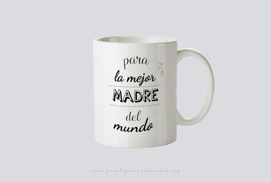 Regala Día de la Madre. Taza La mejor madre del Mundo