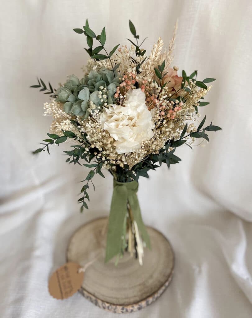 El ramo de novia con tonos pasteles es ideal