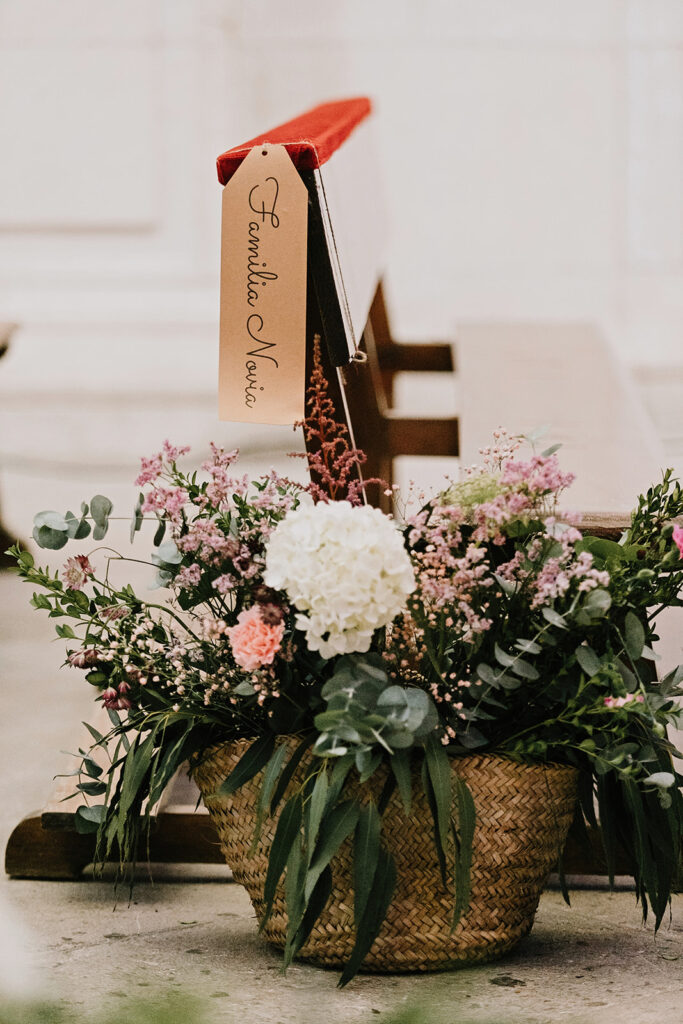Decoracion de flores para tu boda en Madrid y alrededores