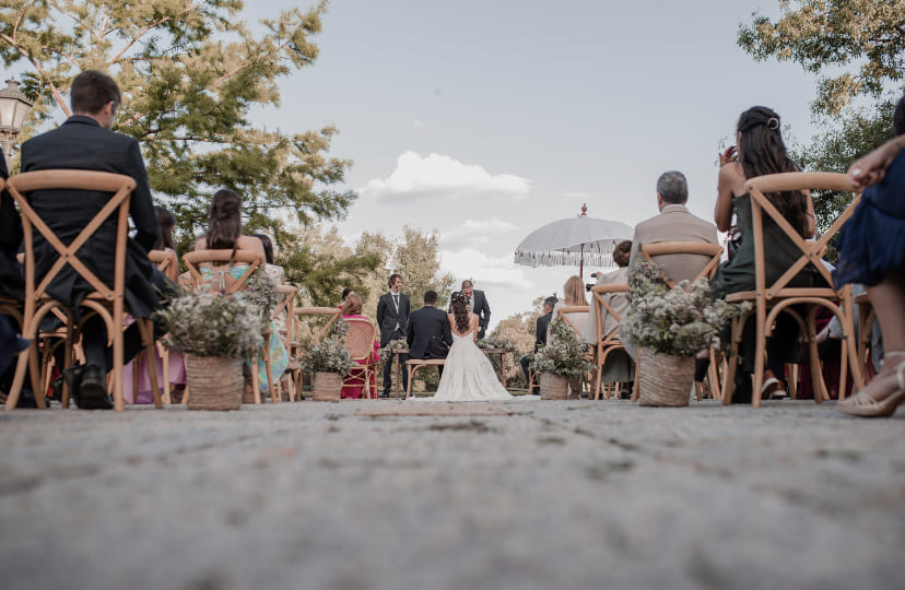 Decoración Floral en una finca de Madrid en la sierra de Madrid