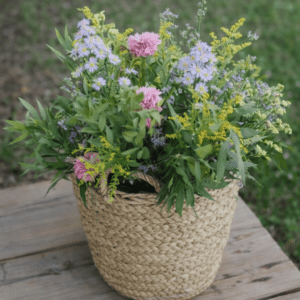 Taller Flores Naturales Cesto En Madrid Estilo Primaveral