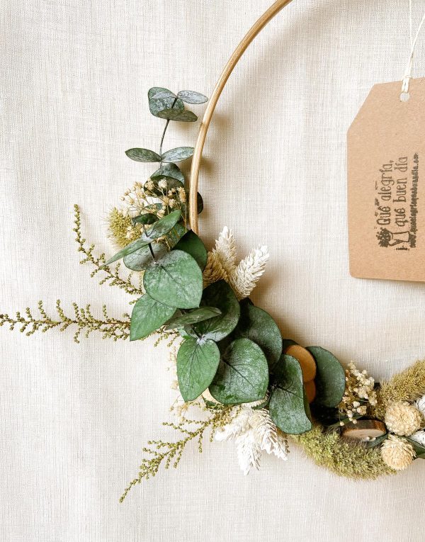 Bastidor corona de flores