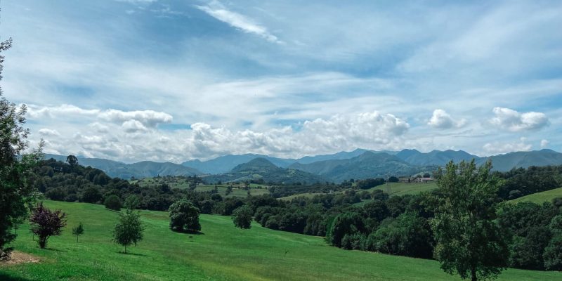 Vistas desde el Palacio de Rubianes Asturias