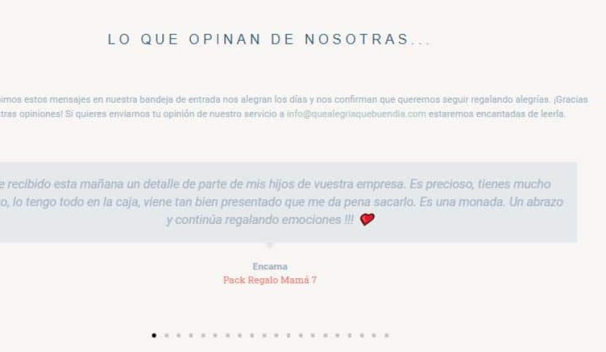 Lo que opinan de nosotras