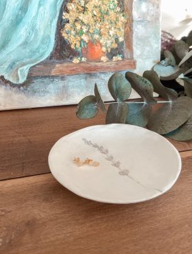 DIY platito decorativo hecho para regalar en navidad